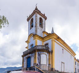Partial view of the Church of São Francisco de Paula