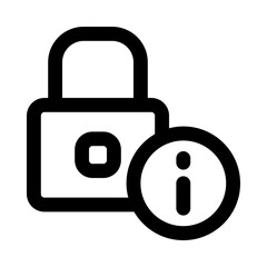 lock icon for your website, mobile, presentation, and logo design.
