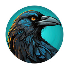 illustration of raven