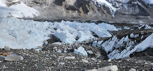 Everest Base Camp with Khumbu Ice Fall