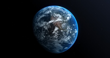 Planet Earth 3D Cinematic. The video of this image is in my portfolio.	