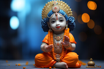 Krishna Janmashtami. one of the main festivals in Hinduism that celebrates birth of Krishna. falls on the 8th day of the waning moon of the lunar month of Shravan, during the Rohini Nakshatra period.