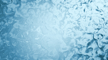 Obraz na płótnie Canvas light blue ghost color strange curves surface bg - abstract 3D illustration