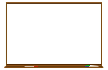 Tableau scolaire blanc