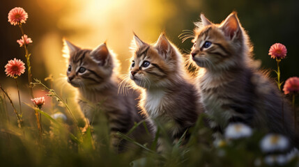 cute kitten portrait photo - Powered by Adobe