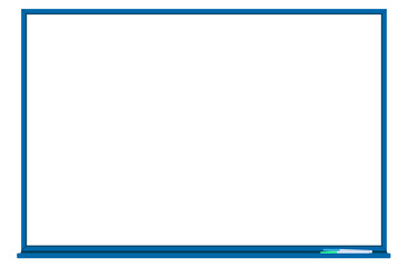 Obraz premium Tableau bois bleu école