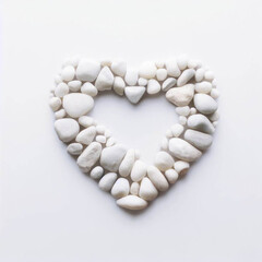 Stone Love: Heart-Shaped Stones, Generative AI