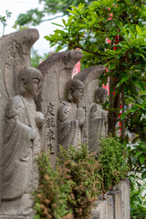 Obraz premium buddhas of shitennoji buddhist temple in osaka, japan