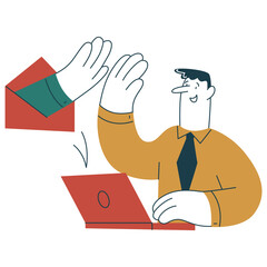 Businessman received confirmation email