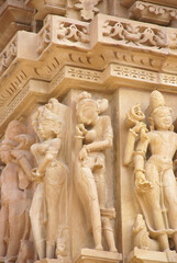 Apsara naked ladies, sculpture on Kandariya Mahadeva Temple