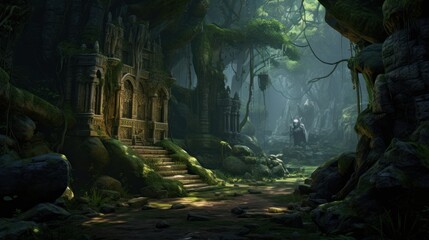 A fantastic and mysterious place worth discovering game art