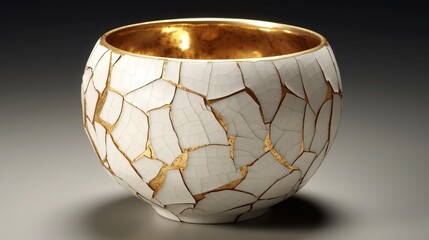 Fototapeta premium Kintsugi Object and Its Unique Artistry