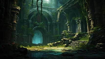 A fantastic and mysterious place worth discovering game art