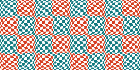 Checkerboard pattern, like a racing flag. For print and seamless surfaces, design, interior, textiles, pillows, wallpapers. Checkered blocks from checkered patterns.
