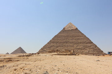 Fototapeta na wymiar Khufu pyramid (The Great Pyramid of Giza)