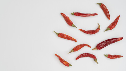 乾燥した赤唐辛子