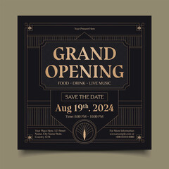 Grand Opening Flyer Square