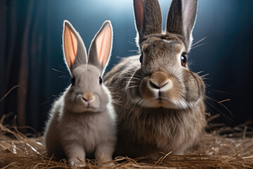 Fototapeta na wymiar Easter bunnies