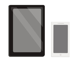 タブレットとスマートフォン