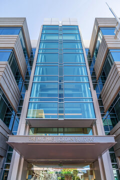 The Michael Jordan Building at Nike's headquarters in Portland, USA.