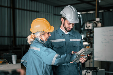 Robotic technician uses control panel to operate, maintain robotic arm in factory. Ensuring productivity, efficiency, and safety through monitoring, analyzing database, and integrating processes.