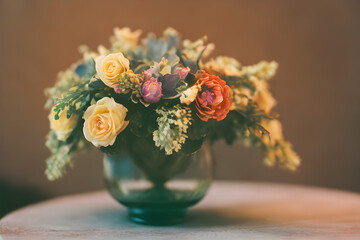 flowers in vase.
Generative AI