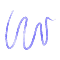 Blue Watercolor Doodles