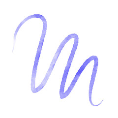 Blue Watercolor Doodles