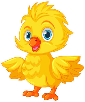 recommend clip art: Yellow baby chick cartoon character