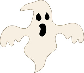 Halloween Horror Flat Icon Style