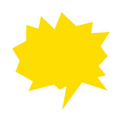 Chat message speech bubble I con