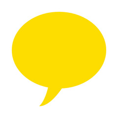 Chat message speech bubble I con