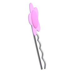 3D Hair Pin Illustration