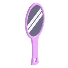 3D Hand Mirror Illustration