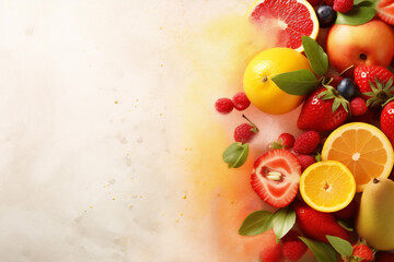 Obraz na płótnie Canvas hookah banana fruit background grape juice food apple smoke orange ice. Generative AI.