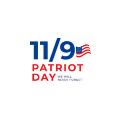 United states patriot day celebrations template