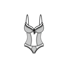 lingerie icon design