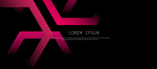 Pink geometric abstract background