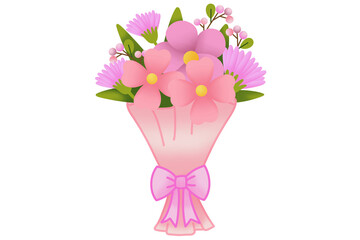 Obraz premium Colorful and beautiful floral illustration