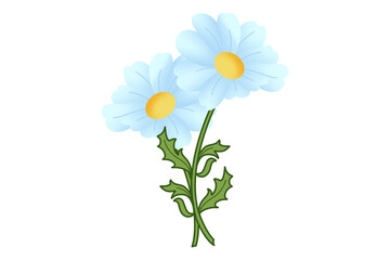 Colorful and beautiful floral illustration