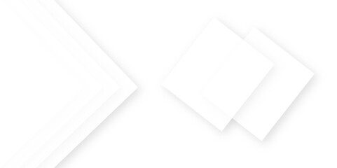 white paper on white. Blank square photorealistic brochure mockup on light grey background.