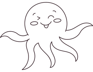 Octopuse Coloring Page