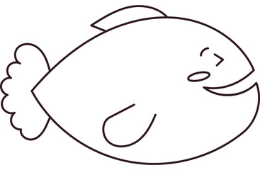 Fish Coloring Page