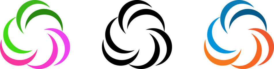 Black google cloud logo icon isolated on white background. CLouds symbol vector illustration.