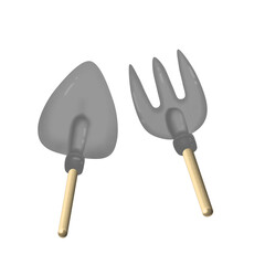 Shoveling spoons, garden tools set
