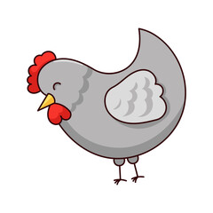 Chicken Sticker Bookmark