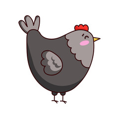 Chicken Sticker Bookmark