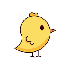 Chick Sticker Bookmark