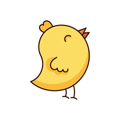 Chick Sticker Bookmark