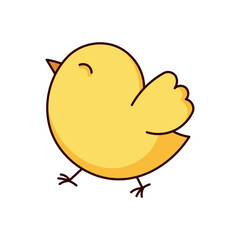 Chick Sticker Bookmark